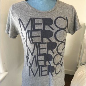 JCrew Collection T-shirt with Merci size small
